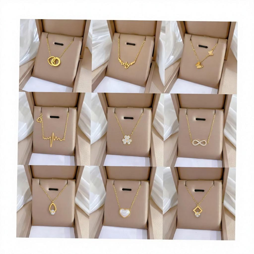 Hot Selling Statement Gold Stainless Steel Heart Butterfly Pendant Necklace Women Non Tarnish Pendant Necklace Jewelry