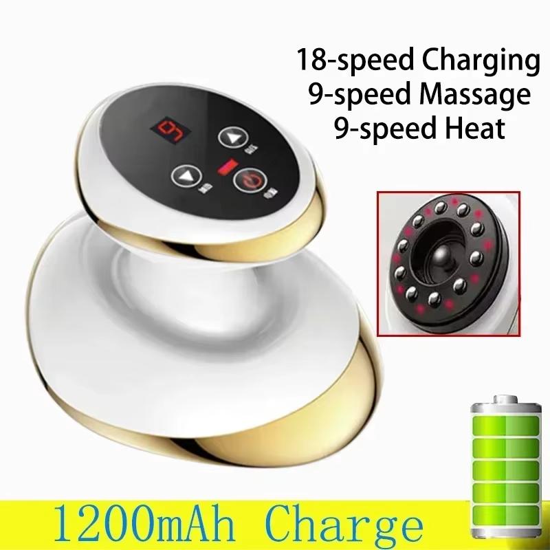 Okayso Anti Cellulite Massager Electric Scraping Massager with Suction Cup Rechargeable Home Fat Burner Relief Cupping Massager