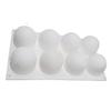 8 Holes Sphere Silicone Mold 3D Spherical Mousse Cake Mold Dessert Decoration Mold Cake Decoration Tools Cake Tools