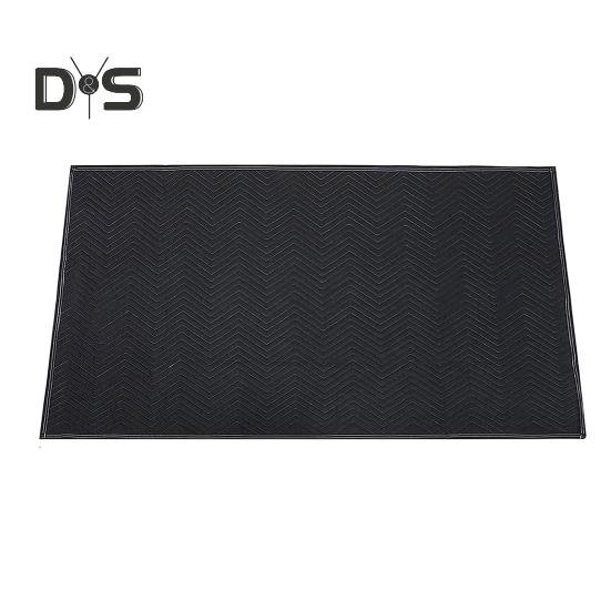 

Одеяла для переезда Двусторонняя строчка Прочная упаковка Транспортировочное одеяло для мебели Произведения искусства Бытовая техника чёрный