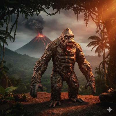 Figure King Kong Godzilla Godzilla Vs King Kong Game for Children 18 Cm