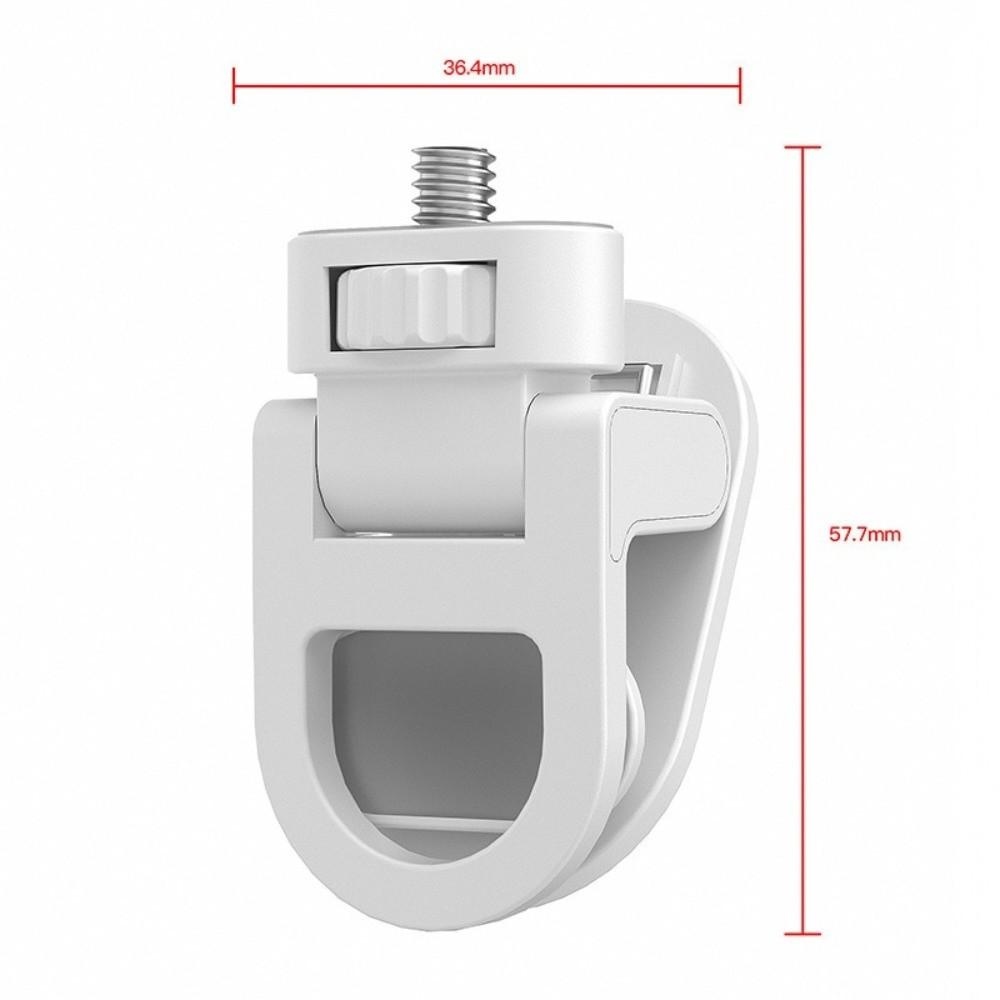 

Mini Fill Light Clip 1/4 Screw Mount Connector Mount Clamp Fill Light Holder Phone Tripod Use белый