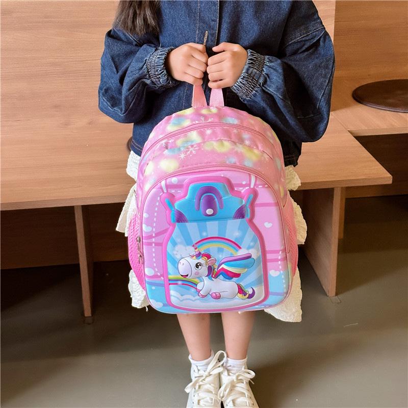 4-8 Yaş Dinozorlu Su Geçirmez Okul Sırt Çantası: Anaokulundan Birinci Sınıfa Kadar Geniş Kapasite