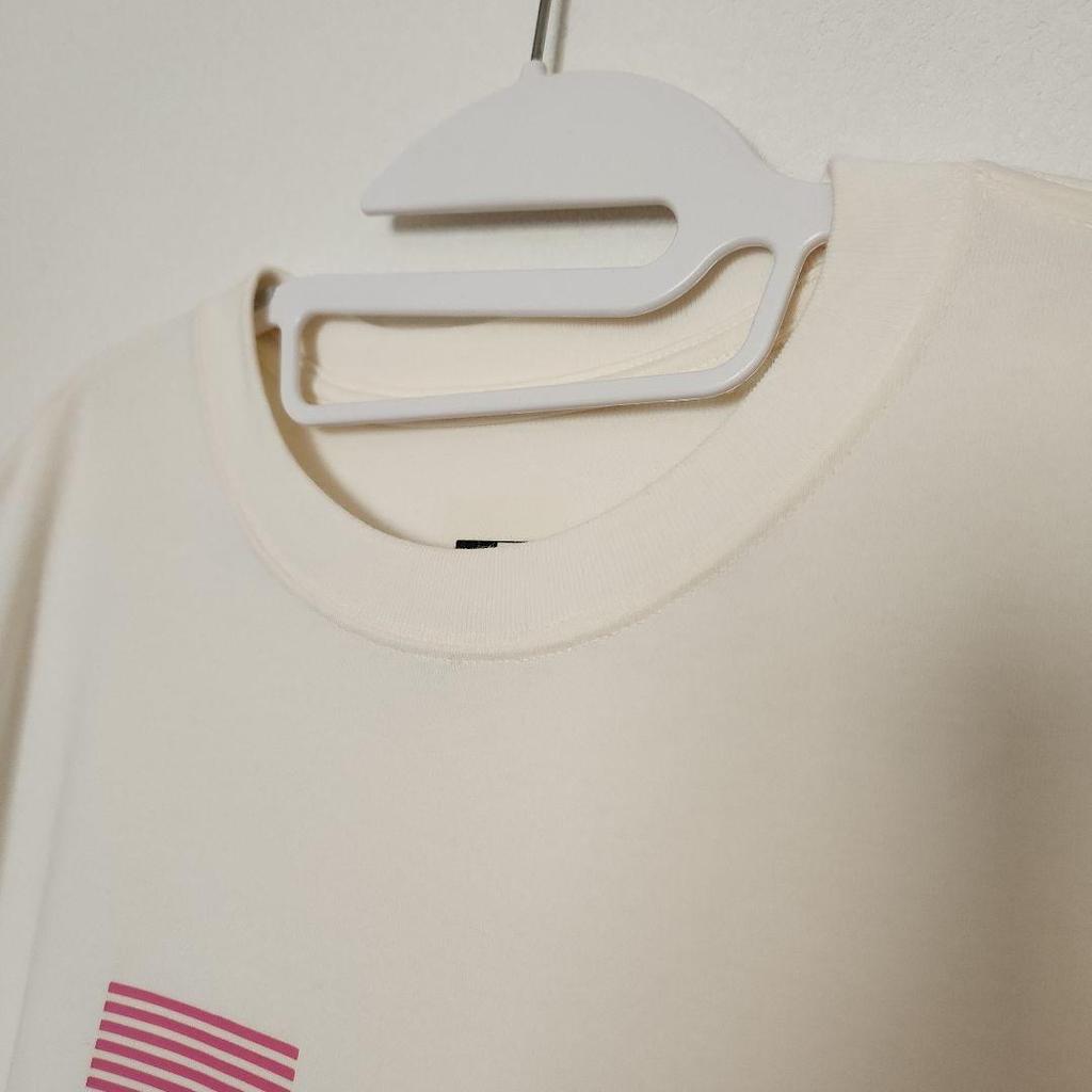 [USED] New Era Men's Short Sleeve BTS X MLB T-Shirt, Size L, Ivory