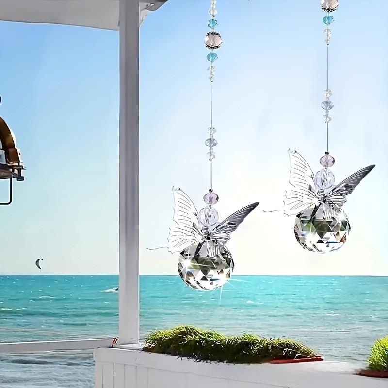 Water Crystal Garden Sun Catcher Window Decor With Geometric Shape For Modern Home Decoration