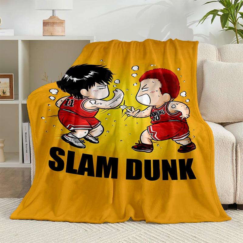1PC Anime Basketball Heroes Flannel Blanket Gift, Suitable for Both Men And Women, Soft Ideal for Beds And Sofa, Birthday Or Christmas Gift