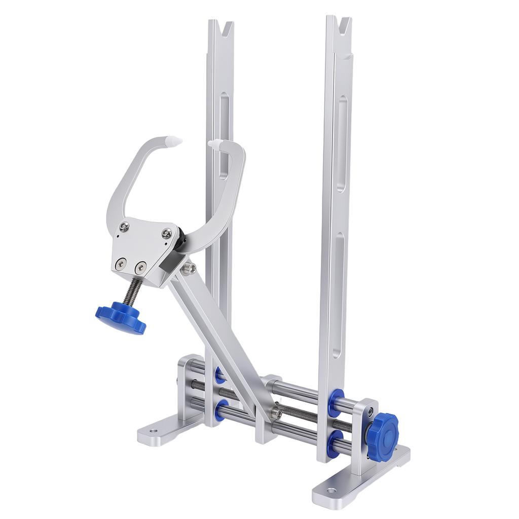 Bike Wheel Truing Stand for 16  29  Wheels Professional Alignment Tool with Heavy Duty Base Blue