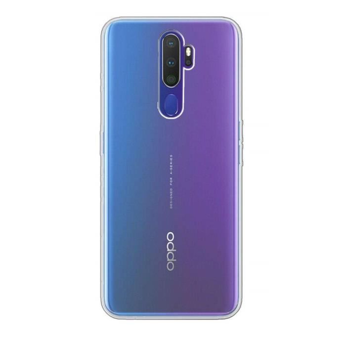 Coque Gel TPU Transparent - Phonillico - OPPO RENO A9 2020 - Protection Silicone Souple - Ultra Mince