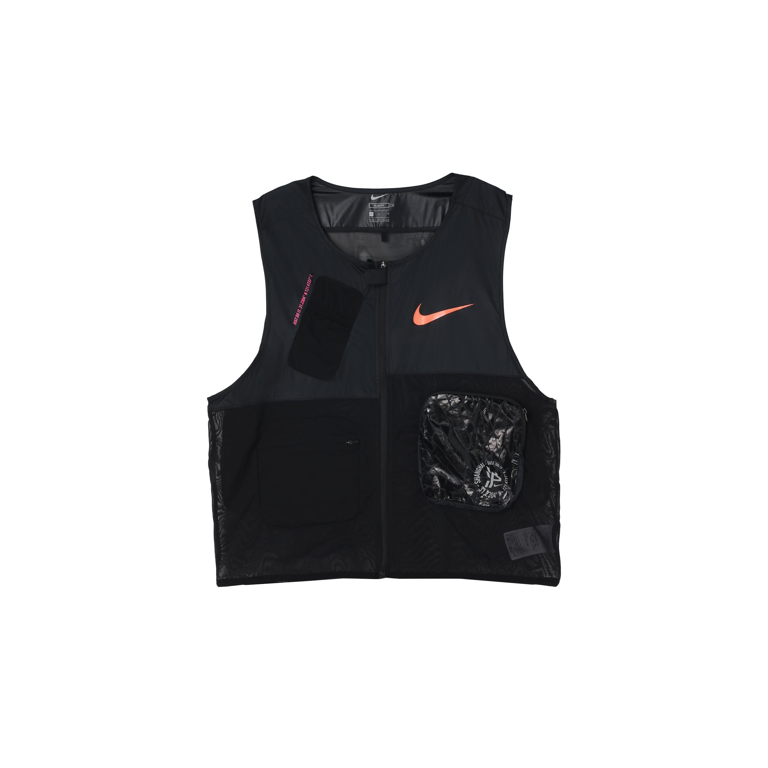 Жилеты Nike Мужские Черные С Круглым Вырезом Умеренные Другие DC6374-010 M