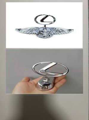 Emblema de capó Aplicable Logo de pie para ES NX RX CT LX GS IS LS Insignia Adhesiva Adorno Metálico para Capó