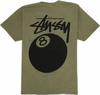 Stussy 8 Ball Tee Pigment Dyed Olive
