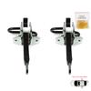 BDP1072-1 2 Pieces Rear Left AND Right Door Hinge Brake Stop Check Strap Limiter Protection Lever Arm for BMW 7 Series E38 1994-2001 51228234605