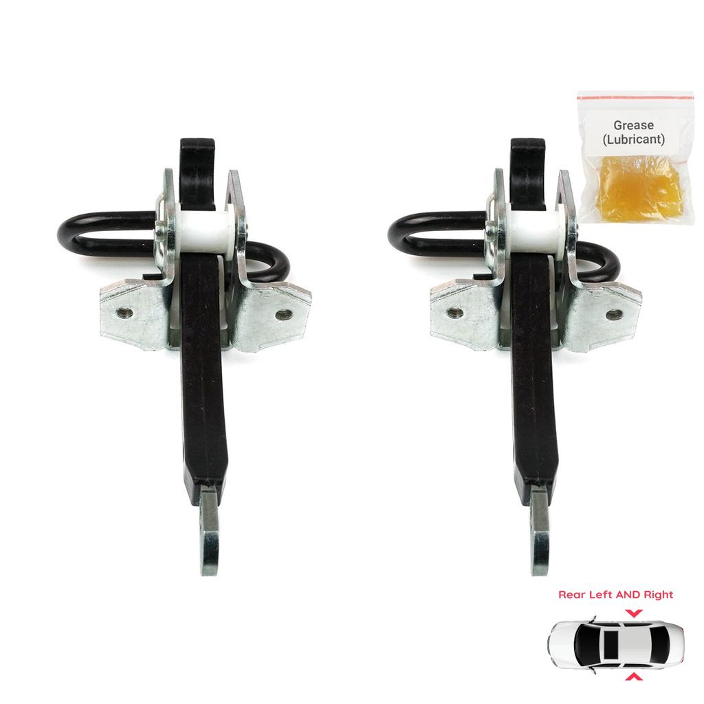 BDP1072-1 2 Pieces Rear Left AND Right Door Hinge Brake Stop Check Strap Limiter Protection Lever Arm for BMW 7 Series E38 1994-2001 51228234605