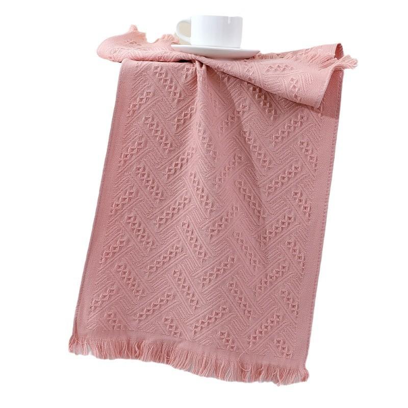 Pure cotton 32 strands Turkish tassel towel wedding soft gauze face towel hand gift