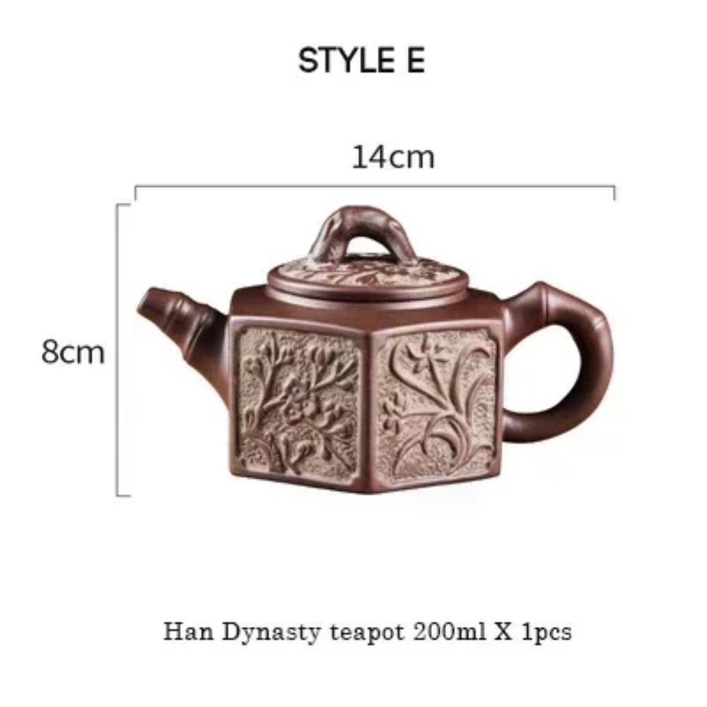 

Исин-ручной работы необработанная руда бытовой чайник, большой емкости устройство для заваривания чая, керамический фиолетовый песок, кунг-фу чайный сервиз, материковый Китай