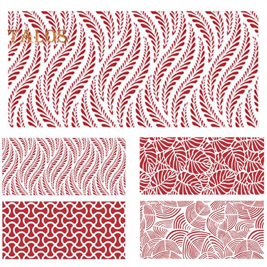 Cake Templates Flexible Wide Application Lightweight Useful Wear Resistant Cake Spray Mold for Home