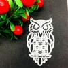 Zvíře Sova Kovové vykrajovátka Karty Ražba DIY Šablona pro fotoalbum Forma Dekor