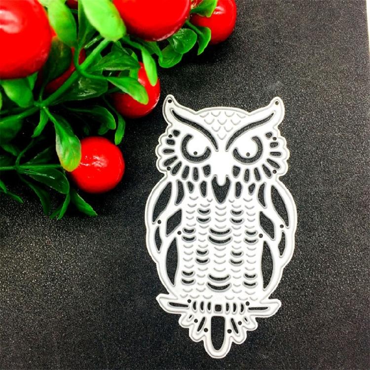 Zvíře Sova Kovové vykrajovátka Karty Ražba DIY Šablona pro fotoalbum Forma Dekor