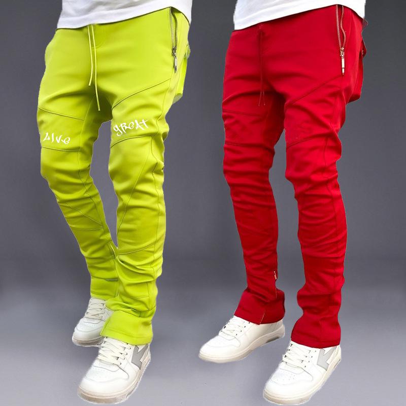Men's Spring & Autumn European-American Casual Sports Terry Sweatpants