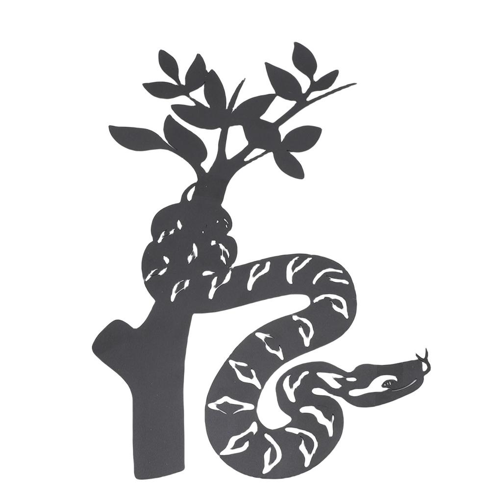 Snake Metal Wall Decor Modern Abstract Wall Art Hanging Decor for Living Room Bedroom Bathroom