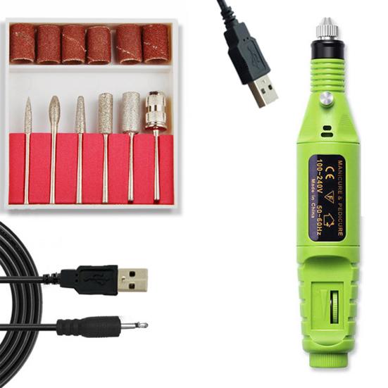 Versatile Electric Nail Polisher Portable Wireless Grind Calluses