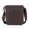 Retro -grain cowhide men's single-shoulder bag for business commuting, business office crossbody bag, business office handbag