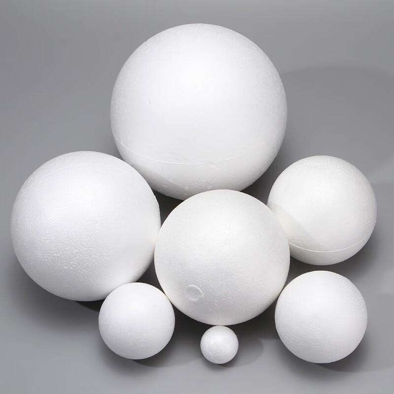 White Solid Polystyrene Foam Craft Ball