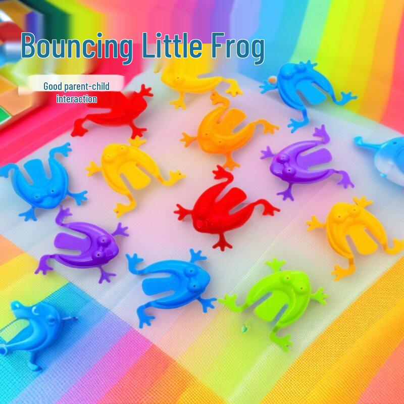 Little Green Bouncing Frog Kids' Educational Toy - Classic Nostalgic Fun for Boys and Girls