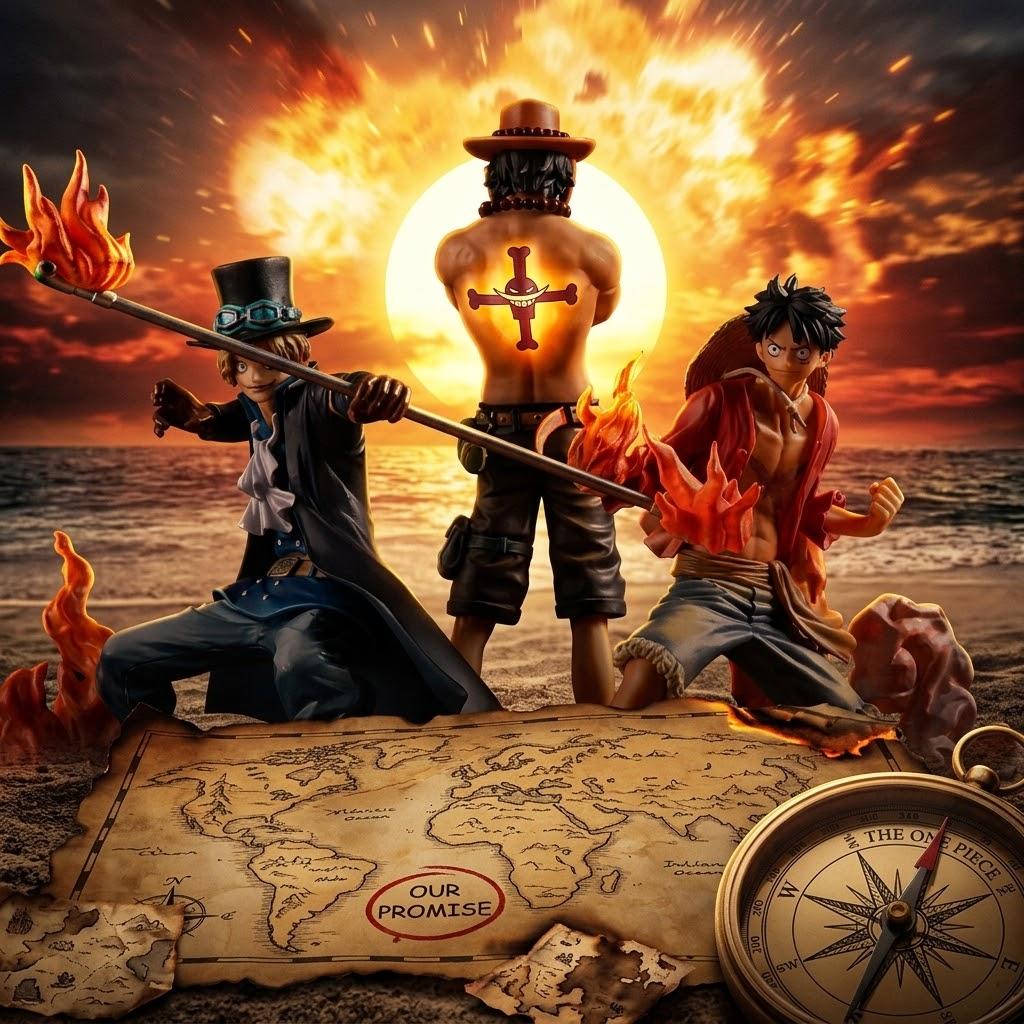 "Il Legame di Fratellanza": Luffy, Ace e Sabo di Nuovo Insieme!"