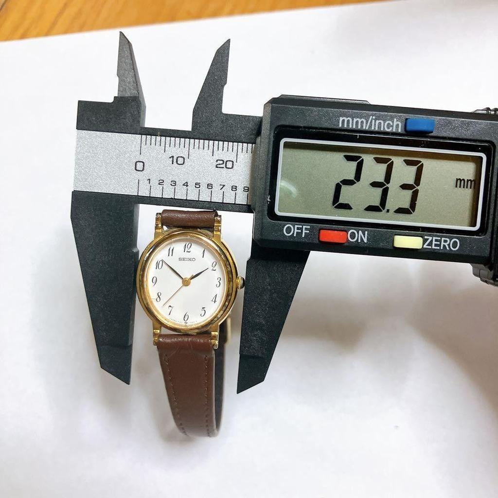 Used Working Item Ladies SEIKO Quartz 7321-6070 Wristwatch New Battery