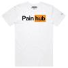 VOICEART Pain Hub Funny Graphic Premium T-Shirt with Sarcastic Joke