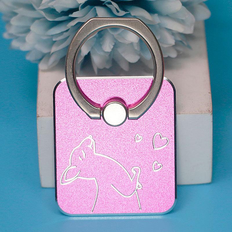 

Women s Phone Case with Metal Ring Holder