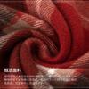 New scarf autumn and winter warm women's versatile gift plaid shawl imitation cashmere fringed plaid scarf new year