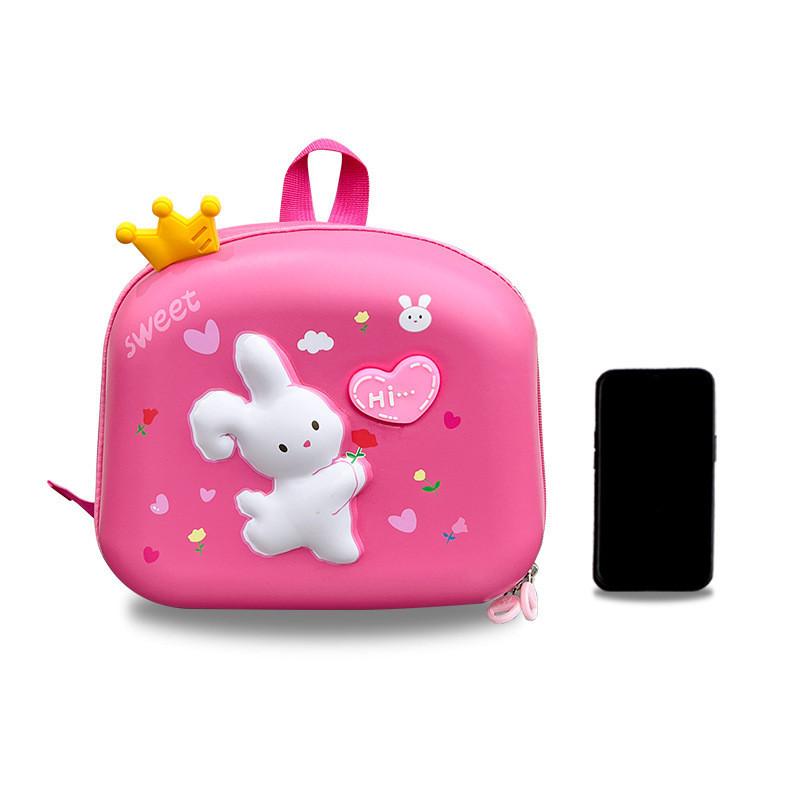 Niedlicher und strapazierfähiger Kinderrucksack aus Oxford-Gewebe mit LED-Licht für Jungen und Mädchen