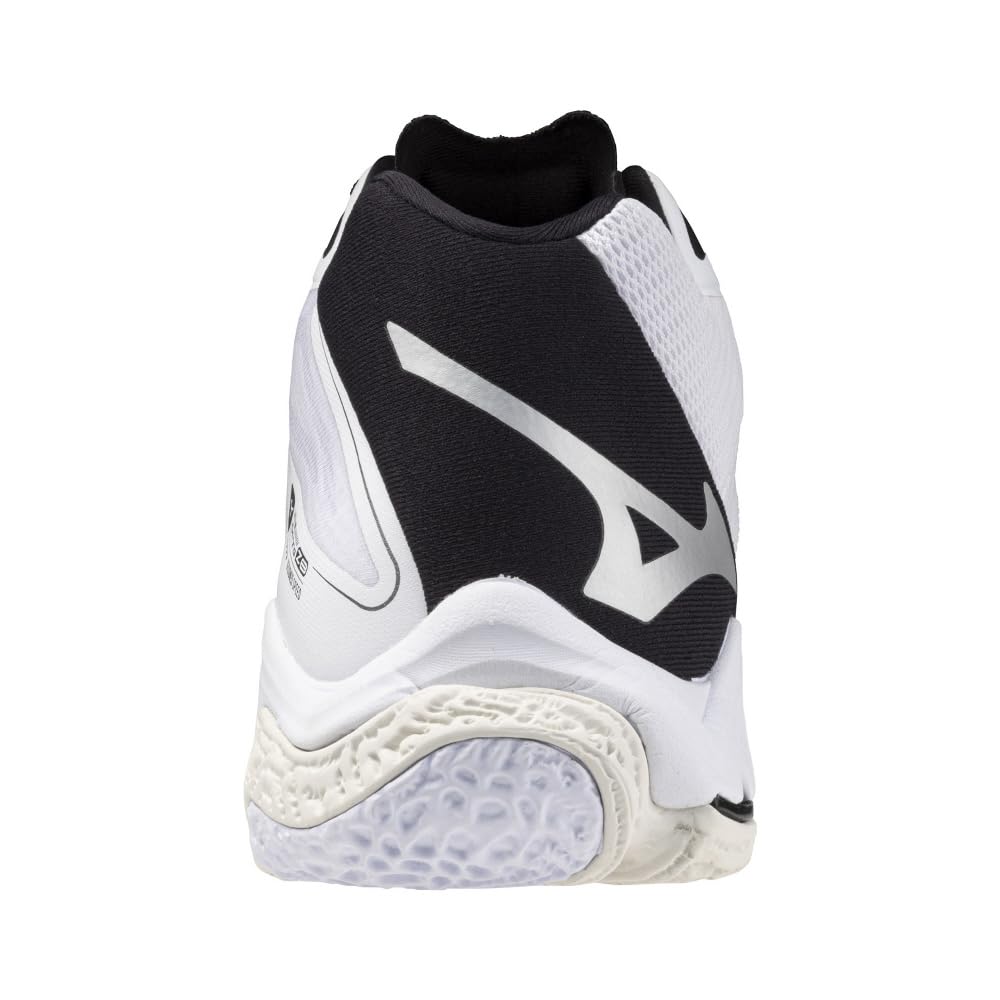 Volleyball Shoes Wave Lightning Z8 MID Club Activities Indoor Wide Lightweight Indoor Mid Cut Cm 2E [Mizuno] White/Black 27.0