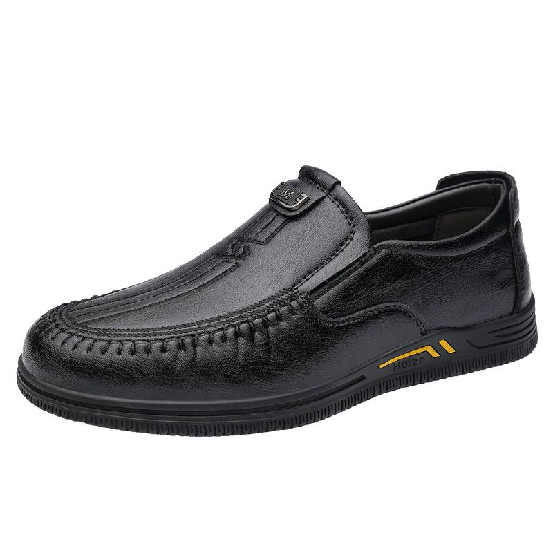 Soft Leather Fashion Casual Driving Shoes for Men 2025 Spring Autumn New Designer Shoes Male Anti-slip Men's Loafers