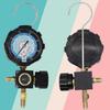 R134A Low Side Pressure Gauge R410A R22 R404A Single Manifold Gauge with Control Valve for Air Condition Refrigerant Charging