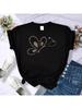 3D Stereo Color Butterfly Print T Shirts Female Fashion Brand Tee Clothes Hip Hop Oversized T Shirts Casual Loose Women Tops