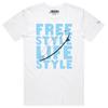 VOICEART Surfboard Freestyle Lifestyle T-Shirt with Premium Quality Graphic