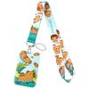 Cute Chubby Animal Lanyard for Key Neck Strap lanyard Card ID Badge Holder Key Chain Key Holder Keyring Accessories Holiday Gift 6