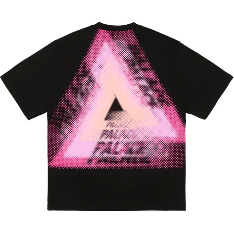 Palace Tri-Faded T-Shirt Černé Unisex Top P27TS298