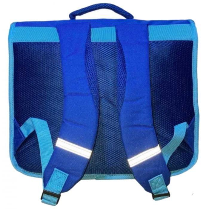 Cartable - NPZ - Naruto - 38 cm (H33×L38×P14) - 100% polyester - Bretelles moussées & réflecteurs