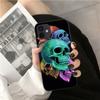 Aplicable a iPhone 16 Funda para teléfono móvil Funda blanda XR Nueva funda para teléfono móvil con calavera Funda para teléfono con calavera