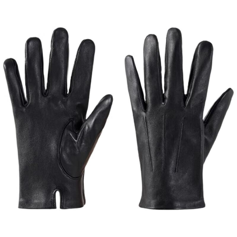 

Hengyuanxiang Men s Luxury Leather Warm Gloves 1