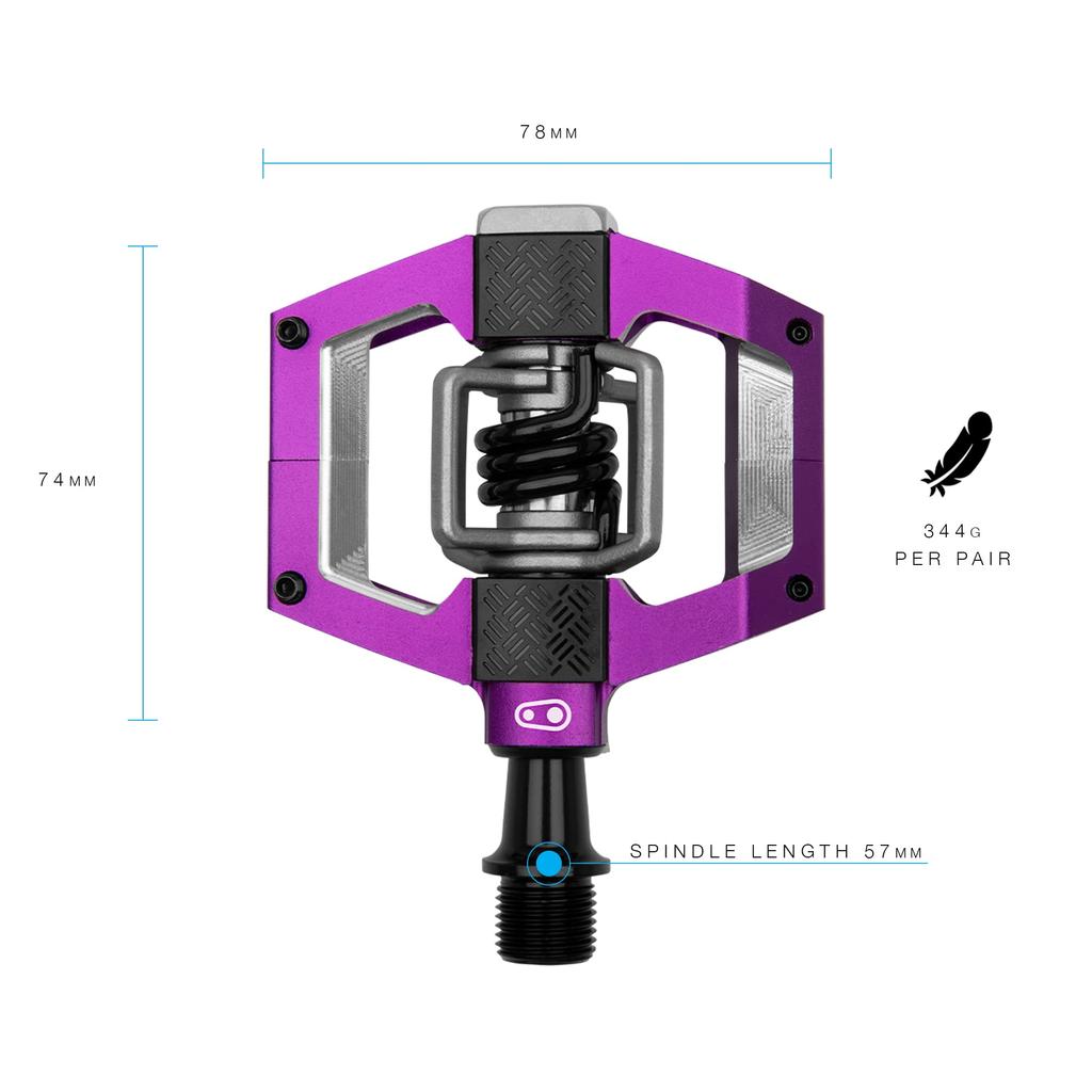 CRANK BROTHERS Mallet TRAIL Pedal Purple