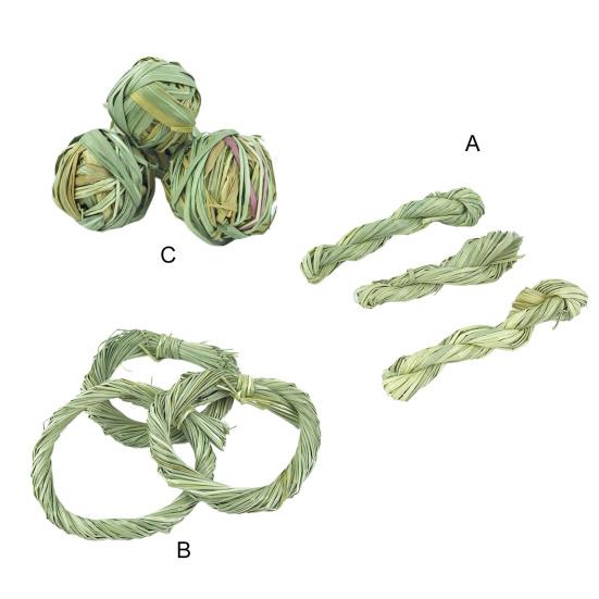 5Pcs/Set Pet Chew Grass Bite Resistant Scratch-resistant Bur-free Lightweight Natural Relieve Boredom Grinding