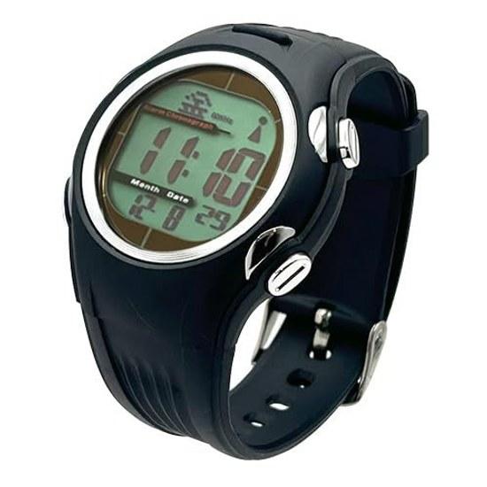 Solar Radio Mens Watch Precision Waterproof Outdoor Everyday Use Simple Black