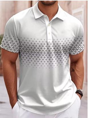 Men's Golf Polo Short Sleeve Polo Shirt Outdoor Quick Dry Daily Streetwear