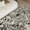 2024 Modern French Retro Luxury Bedroom Carpet - Ink Style