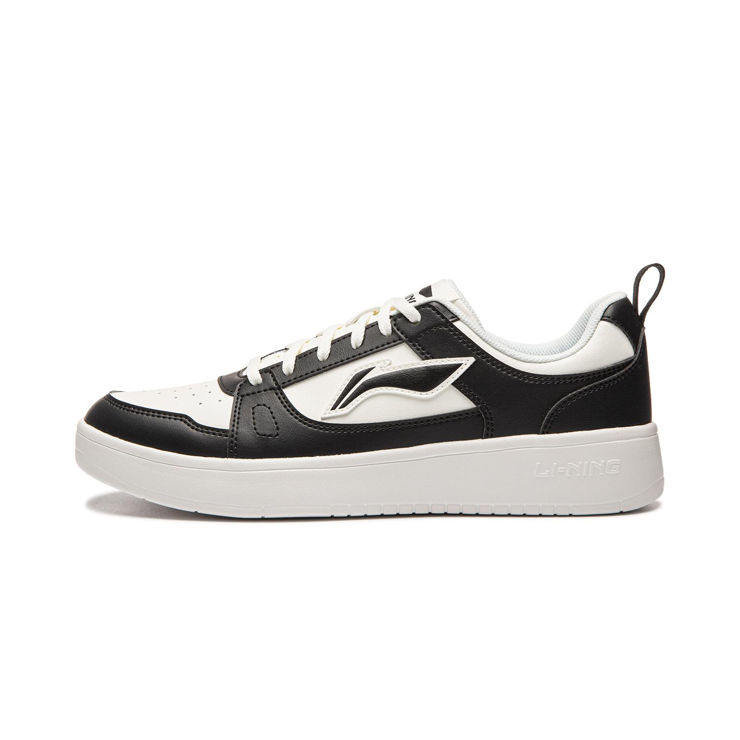 Li Ning Sky Skateboard Shoes Men s Low Top Black/White AGCW491-4 39